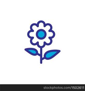 flower icon color style design