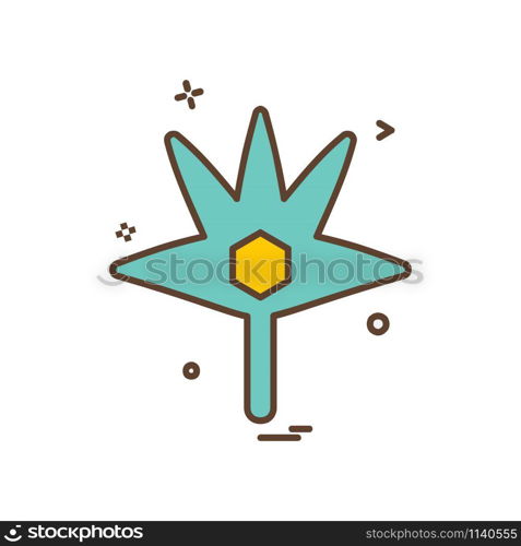 Flower icon design vector