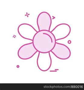 Flower icon design vector