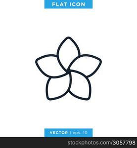 Flower Icon Vector Design Template. Editable Vector eps 10.