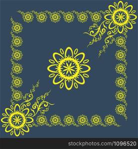 Flower idea graphics design pattern outline flower structure Abstract shape wallpaper Illustration vector colorful background