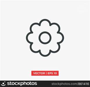 Flower Leaf Icon Vector Illustration