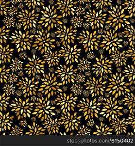Flower Leaves Pattern Background Vector Illustration EPS10. Flower Leaves Pattern Background Vector Illustration