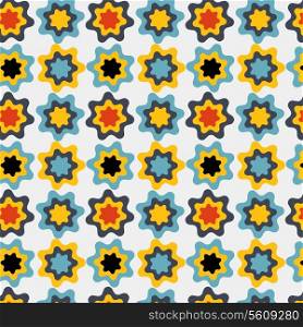 Flower Leaves Seamless Pattern Background