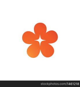 flower logo template vector