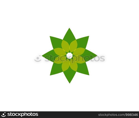flower logo vector Template