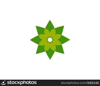 flower logo vector Template