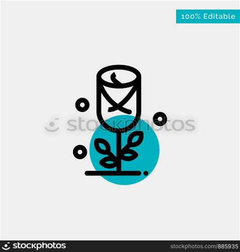 Flower, Love, Heart, Wedding turquoise highlight circle point Vector icon