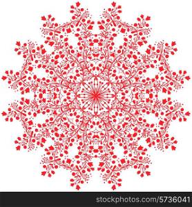 Flower Mandala. Decorative element for design. Vector illustration.
