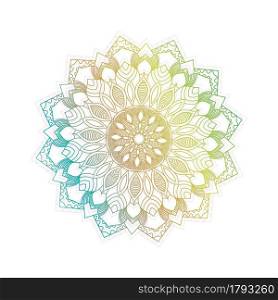 Flower Mandala vector illustration