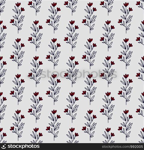 Flower minimalistic pattern design for paper page fill, textile print. Floral seamless background. Cute red flowers pattern. Flower minimalistic pattern design for paper page fill, textile print. Floral seamless background. Cute red flowers pattern.