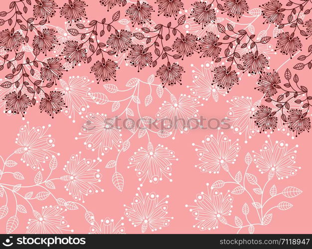 flower pattern decoratively romantically abstraction illustration