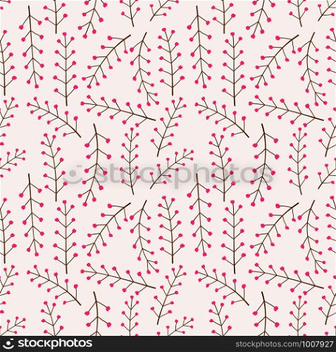 Flower seamless pattern background. Vector illustration.