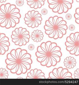 Flower Seamless Pattern Background Vector Illustration EPS10. Flower Seamless Pattern Background Vector Illustration