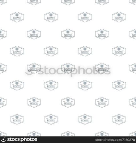 Flower shop pattern vector seamless repeat for any web design. Flower shop pattern vector seamless