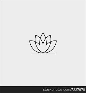 flower simple luxury icon design