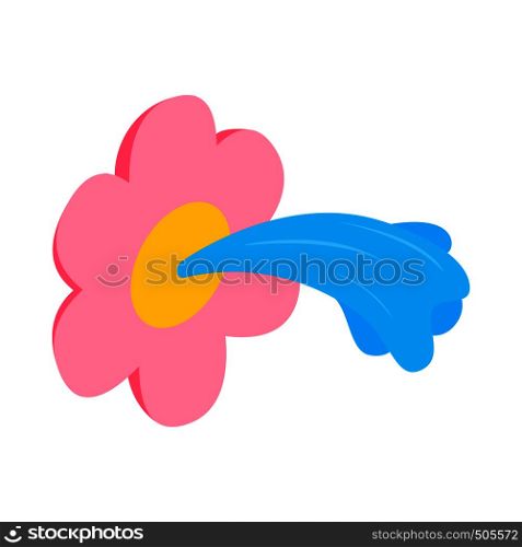 Flower spinkler icon in isometric 3d style on a white background. Flower spinkler icon, isometric 3d style