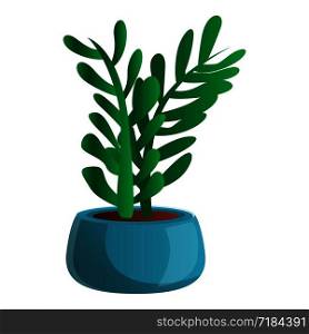 Flowerpot icon. Cartoon of flowerpot vector icon for web design isolated on white background. Flowerpot icon, cartoon style