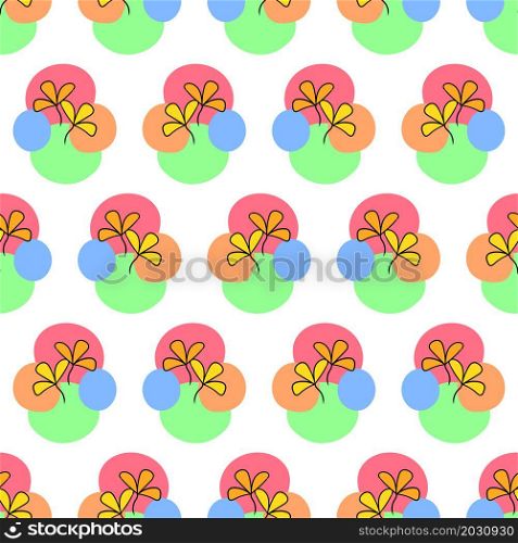 flowers blossom seamless pattern textile print