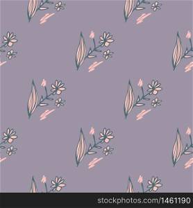Flowers bouquet seamless pattern. Floral endless wallpaper. Decorative backdrop for fabric design, textile print, wrapping paper, cover. Vector illustration. Flowers bouquet seamless pattern. Floral endless wallpaper.