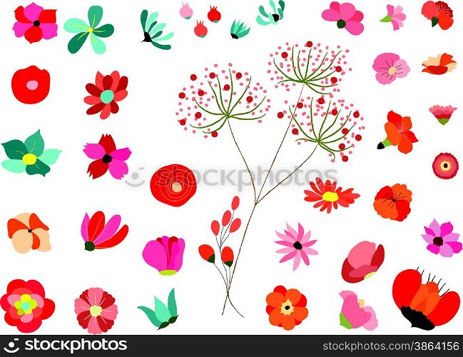 Flowers Decoration set