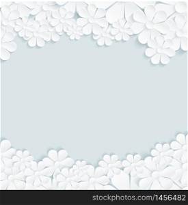 Flowers pattern daisy on gray background.vector