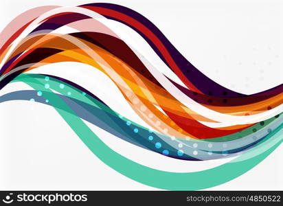 Flowing abstract background. Vector template background for workflow layout, diagram, number options or web design