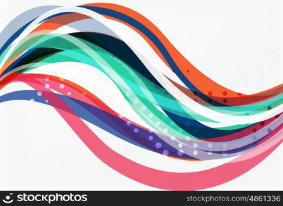 Flowing abstract background. Vector template background for workflow layout, diagram, number options or web design