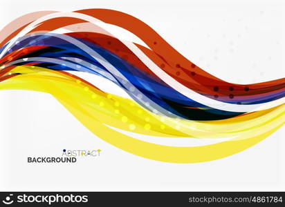 Flowing abstract background. Vector template background for workflow layout, diagram, number options or web design