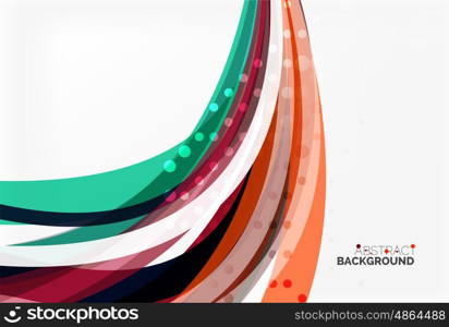 Flowing abstract background. Vector template background for workflow layout, diagram, number options or web design