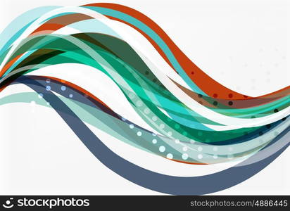 Flowing abstract background. Vector template background for workflow layout, diagram, number options or web design