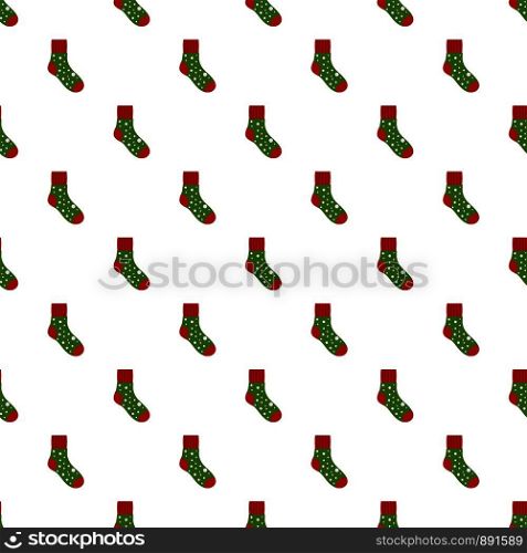Fluffy sock pattern seamless vector repeat for any web design. Fluffy sock pattern seamless vector