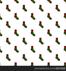 Fluffy sock pattern seamless vector repeat for any web design. Fluffy sock pattern seamless vector