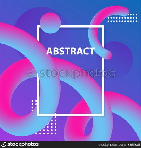 fluid abstract background, illustration in vector format