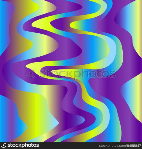 Fluid abstract flow colorful waves background. Ink splash. Vector illustration.