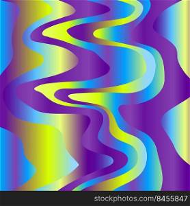 Fluid abstract flow colorful waves background. Ink splash. Vector illustration.