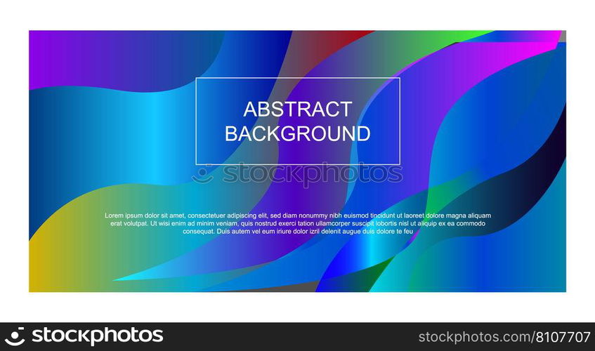 Fluid flow background wave pattern summer Vector Image
