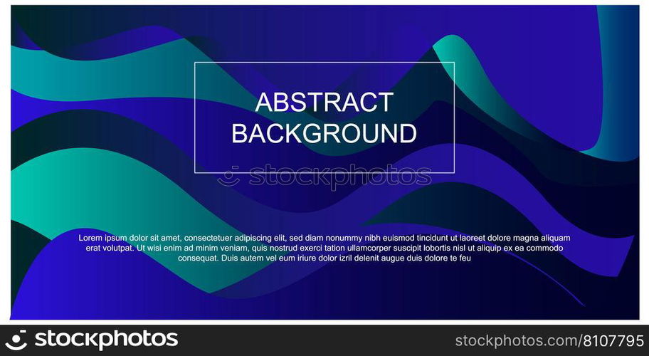 Fluid flow background wave pattern summer Vector Image