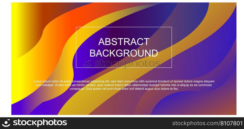 Fluid flow background wave pattern summer Vector Image