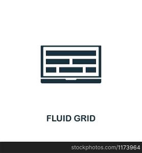 Fluid Grid icon. Premium style design from design ui and ux collection. Pixel perfect fluid grid icon for web design, apps, software, printing usage.. Fluid Grid icon. Premium style design from design ui and ux icon collection. Pixel perfect Fluid Grid icon for web design, apps, software, print usage