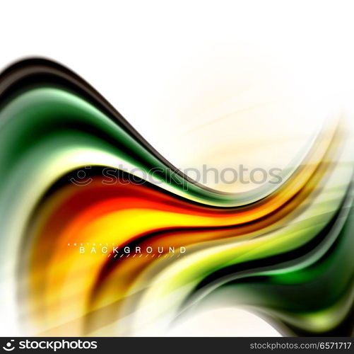 Fluid liquid mixing colors concept on light grey background, wave and swirl curve flow line, trendy abstract layout template for business presentation, app wallpaper banner, poster or wallpaper. Fluid liquid mixing colors concept on light grey background, wave and swirl curve flow line, trendy abstract layout template for business presentation, app wallpaper banner, poster or wallpaper. Vector illustration