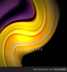 Fluid mixing colors vector wave abstract background design. Colorful mesh waves. Fluid mixing colors vector wave abstract background design. Colorful mesh waves. Vector illustration