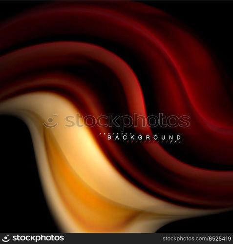 Fluid mixing colors vector wave abstract background design. Colorful mesh waves. Fluid mixing colors vector wave abstract background design. Colorful mesh waves. Vector illustration