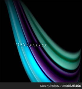 Fluid mixing colors vector wave abstract background design. Colorful mesh waves. Fluid mixing colors vector wave abstract background design. Colorful mesh waves. Vector illustration