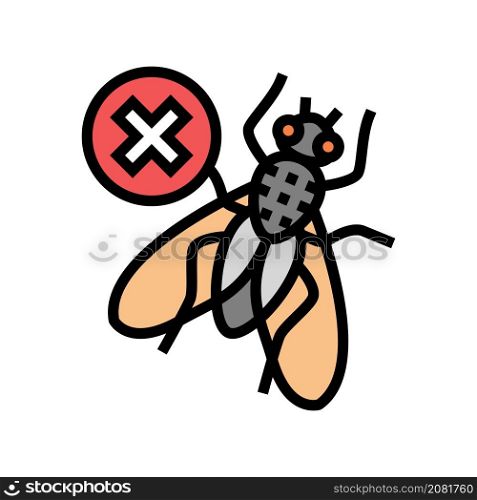 fly control color icon vector. fly control sign. isolated symbol illustration. fly control color icon vector illustration