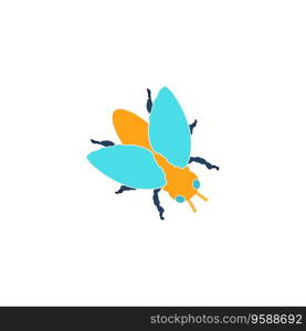 Fly Icon Vector. Flat color symbol. Fly Icon Vector