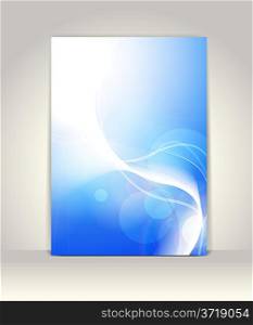 Flyer or brochure template, abstract light background