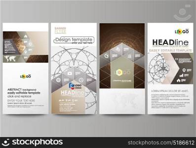 Flyers set, modern banners. Business templates. Cover design template, easy editable abstract vector layouts. Alchemical theme. Fractal art background. Sacred geometry. Mysterious relaxation pattern.. Flyers set, modern banners. Business templates. Cover design template, easy editable abstract vector layouts. Alchemical theme. Fractal art background. Sacred geometry. Mysterious relaxation pattern