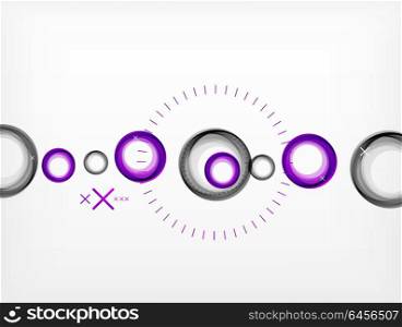 Flying abstract circles, vector geometric background, color air bubbles, web banner template, business or technology presentation background or elements. Flying abstract circles, vector geometric background, color air bubbles, web banner template, business or technology presentation background or elements, vector illustration