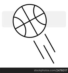 Flying basketball ball icon. Black basketball icon. Team sport. Logo symbol. Vector illustration. stock image. EPS 10.. Flying basketball ball icon. Black basketball icon. Team sport. Logo symbol. Vector illustration. stock image. E